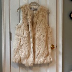Pologeorgis Rabbit fur gillet/vest